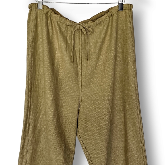 Tribe A People United Pants Size M Drop Crotch Relaxed Fit Drawstring Lagenlook - Picture 5 of 9